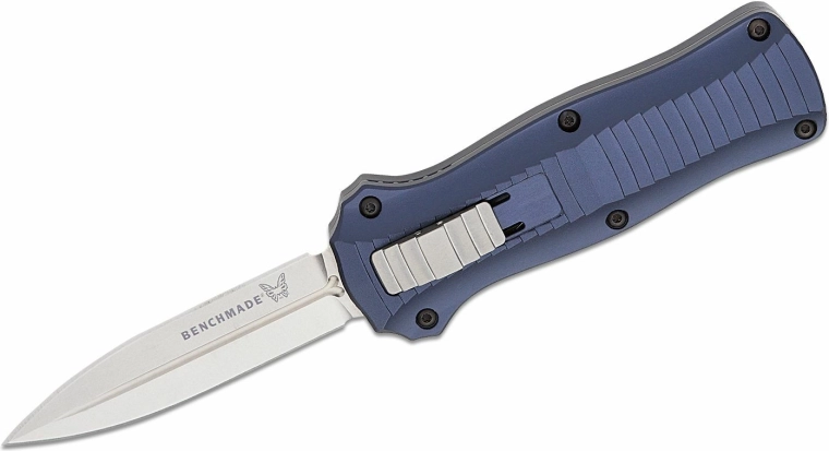 Benchmade Mini Infidel Crater Blue automatinis peilis 7,9 cm, ribotas leidimas