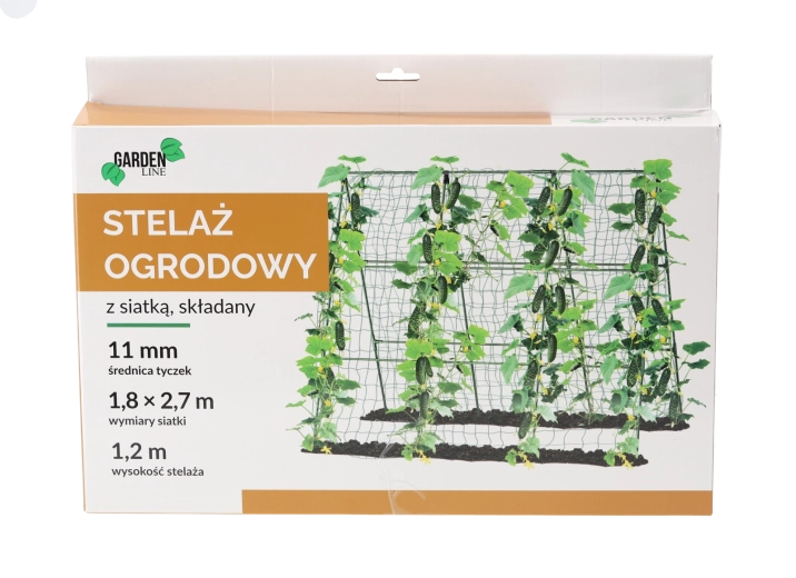 Arkinis sodo šiltnamis su tinklu 1,8 × 2,7 m, aukštis 120 cm
