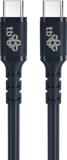 Silikoninis USB-C į USB-C kabelis, 0,5 m, 60 W