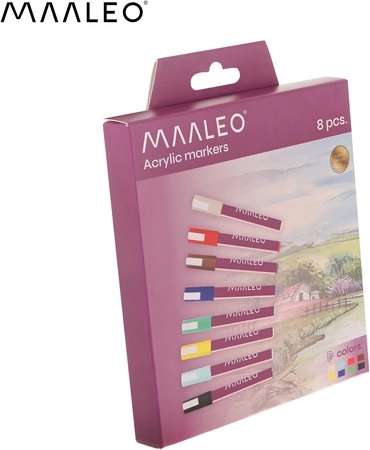 Real acrylic paint for bold coverage