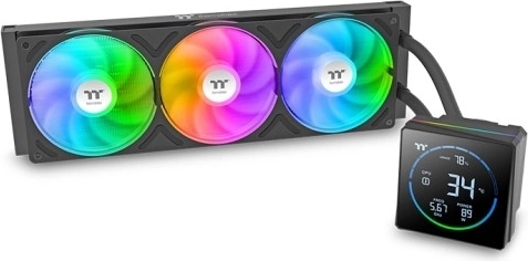 Thermaltake TH360‑S V3 ARGB AIO Liquid Cooler with LCD Display