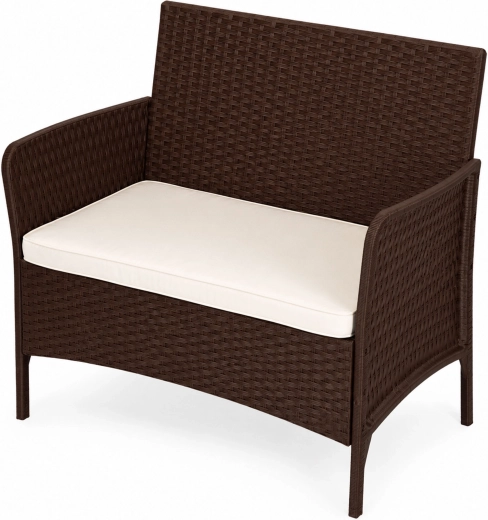 Durable construction with rattan effect
