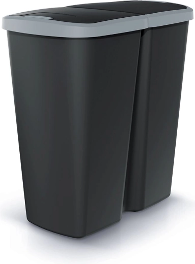 Atliekų rūšiavimo šiukšliadėžė Compacta Q Duo 45 l