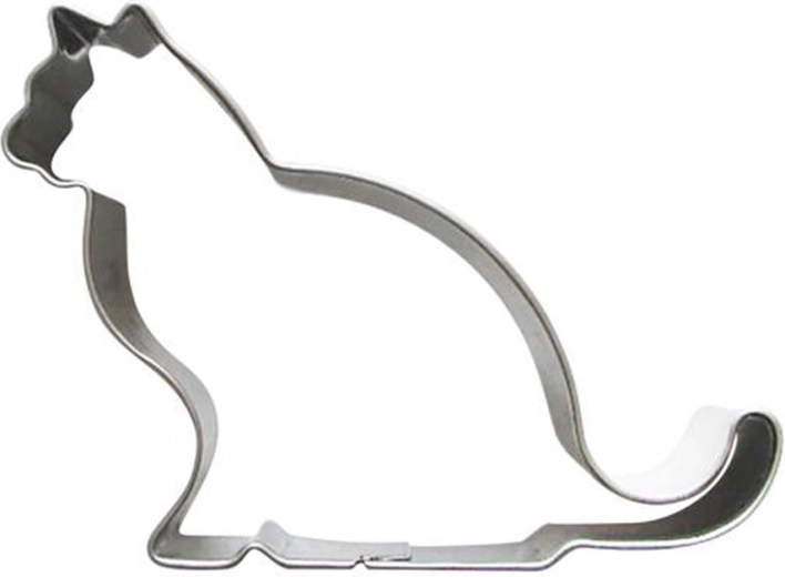 Cookie cutter – cat, stainless steel 5–6 cm