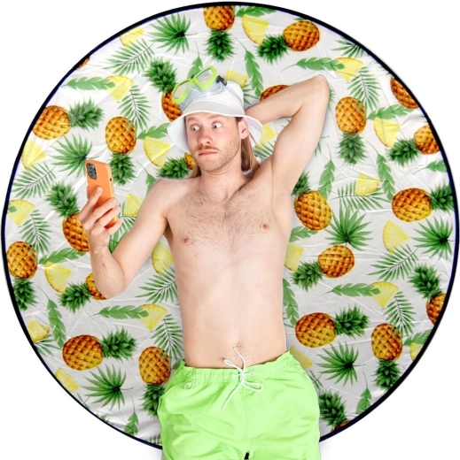 Apvalus paplūdimio ir pikniko kilimėlis 138 cm PROBEACH