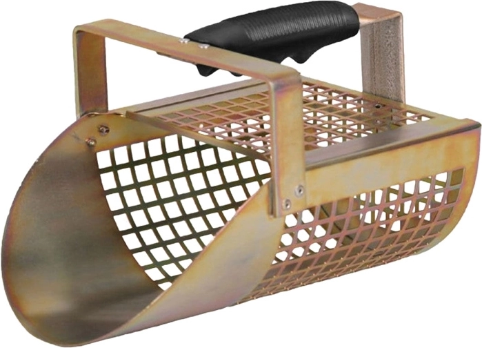 Garrett metal sand scoop with screen
