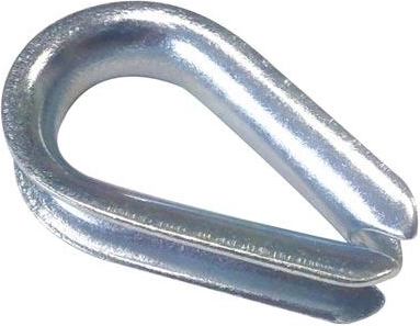 Lyninio lyno antpirštis 8 mm, širdelės formos (10 vnt.)