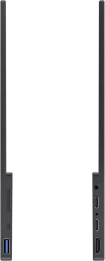 Wide connectivity options thanks to side ports