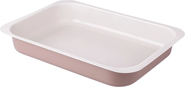 Pressed Baking Tray 36 × 26 cm Caffe Creme with Non-Stick Coating