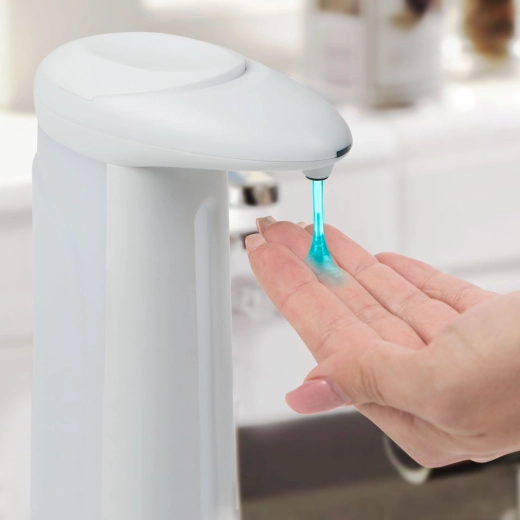 Automatinis 360 ml skysto muilo dozatorius su baterijomis