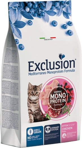 Exclusion Kitten vištienos granulės kačiukams 300 g