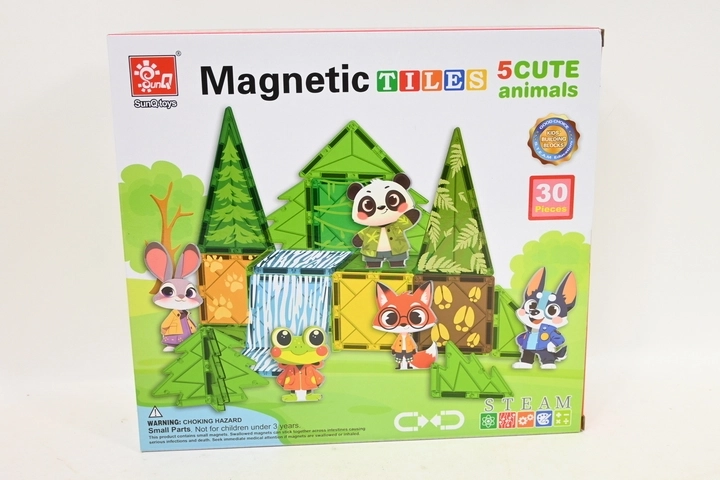 Magnetic construction set 30 pieces - 1 piece