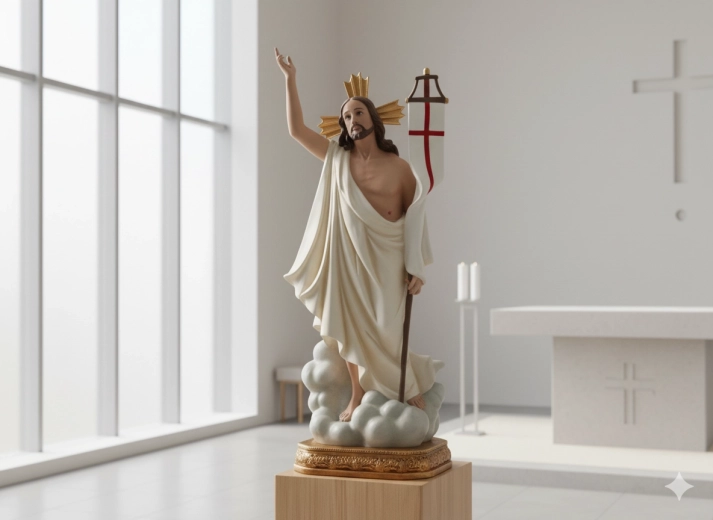 Figure of the Risen Jesus 60 cm