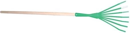 Children’s Swedish spring-tine rake with 75 cm handle