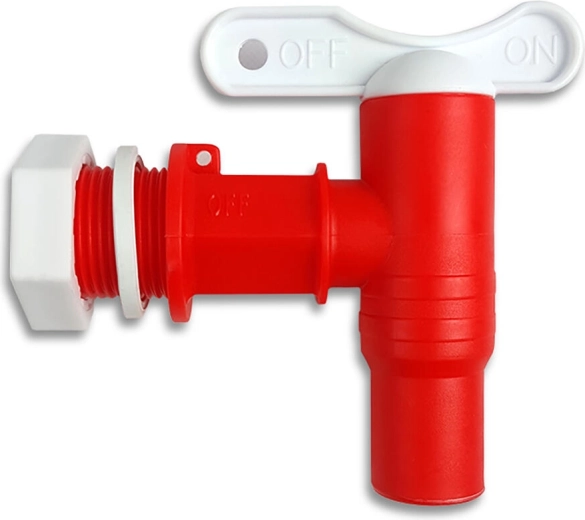Išleidimo čiaupas plastikinei statinei 200–500 l, sriegis 3/4"