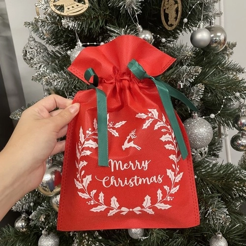 Kalėdinis spaudinys „Merry Christmas“ ir patvari medžiaga