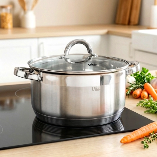 Versatile use on all types of cooktops