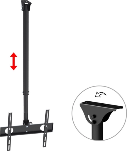 Universalus lubinis TV laikiklis 32–65" Maclean