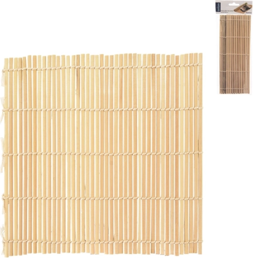 Bamboo Sushi Rolling Mat 24 × 24 cm