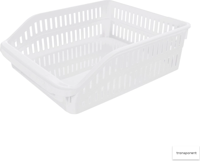 Plastikinis (UH) krepšelis–organizatorius Tina 25,5 × 30 × 9,5 cm, spalvų miksas