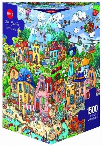 Dėlionė HEYE Happytown 1500 detalių
