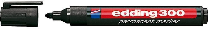 Pramoninis permanentinis žymeklis edding 300 juodas