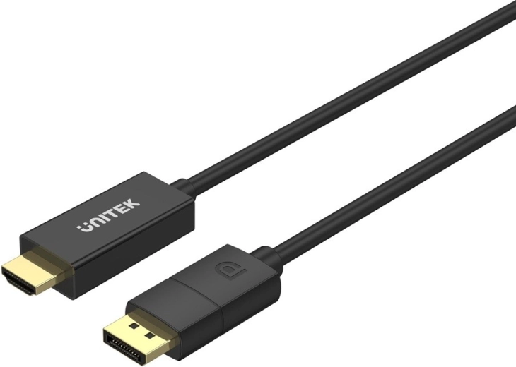 Unitek cable adapter DisplayPort 1.2 to HDMI 4K 60 Hz 1.8 m - 1 piece