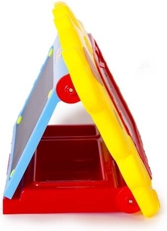 Foldable construction like a little suitcase