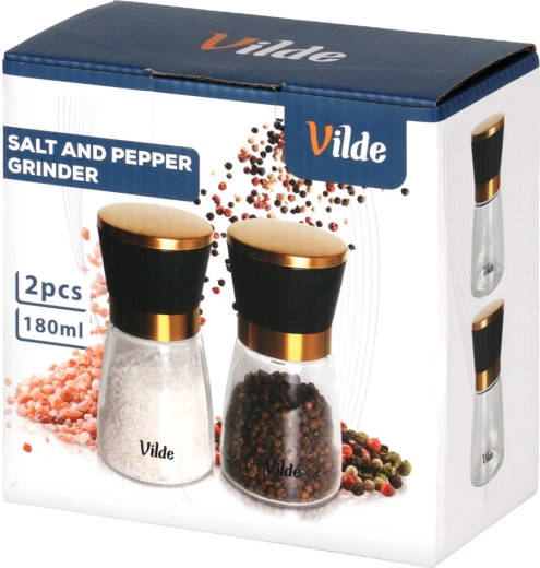 Set of 2 salt and pepper mills