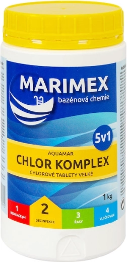 Marimex Komplex 5in1 daugiafunkcės tabletės baseinui, 1 kg