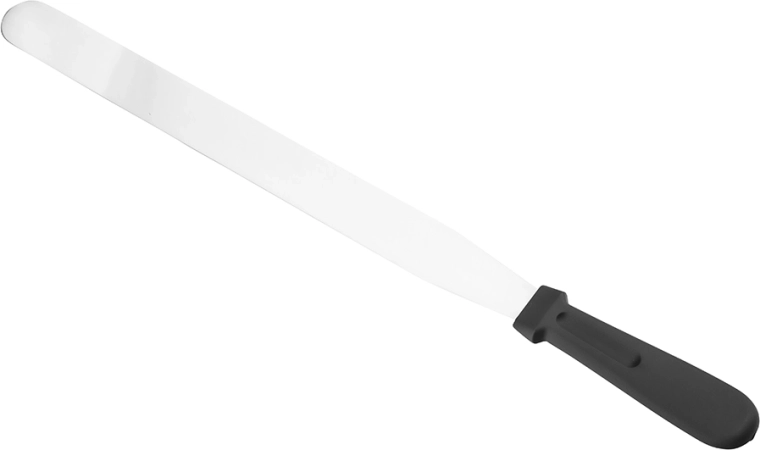 Stainless steel blade for precise spreading