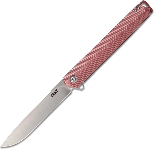 CRKT Stylus kišeninis peilis 8,7 cm, vyno raudonumo aliuminis