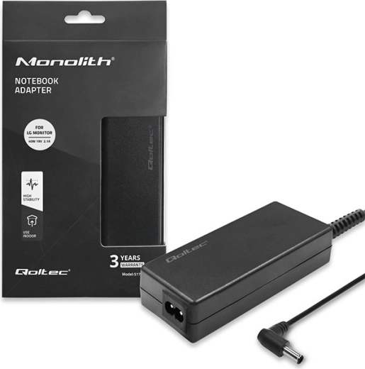Power Adapter for LG Monitor 40W 19V 2.1A