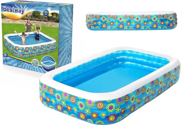 Bestway pripučiamas šeimos baseinas 305 × 183 × 56 cm