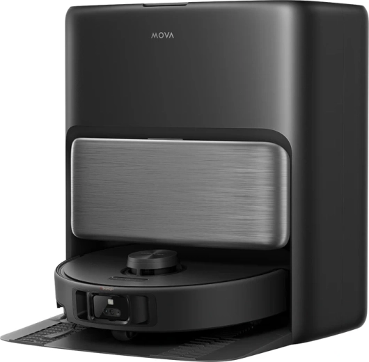 MOVA P70 Pro Ultra robotas siurblys su šluoste ir dokavimo stotele, juodas