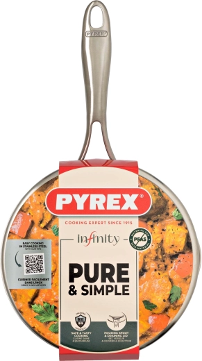 Pyrex Infinity saucepan with glass lid 20 cm, 2.5 l