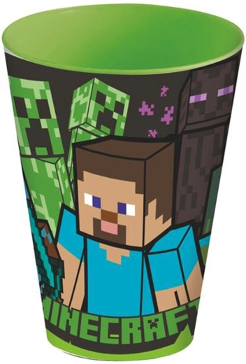 Plastikinė MINECRAFT gertuvės taurė 430 ml