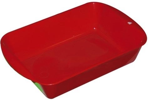 Plastikinis dubuo apvoliojimui 26 × 18 × 6 cm – spalvų mišinys
