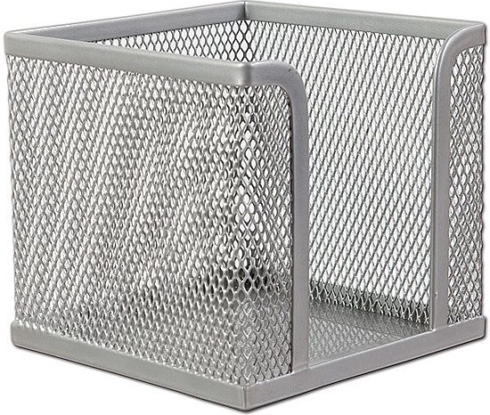 Metal note block holder CONCORDE, silver