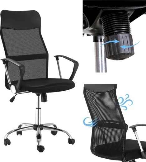 Ergonominė biuro kėdė ErgoLux Pro Mesh su kvėpuojančiu tinkleliu