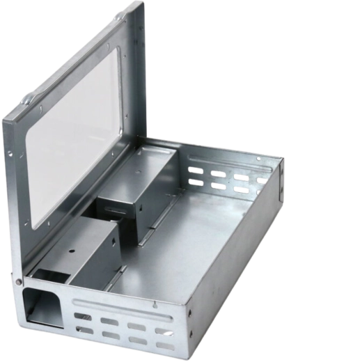 Live-capture trap for mice and rats 26 × 16 × 6 cm made of galvanized steel