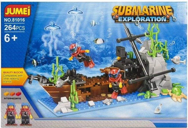 Jumei Submarine Exploration Building Set 264 pieces (Submarine Exploration) - 1 piece
