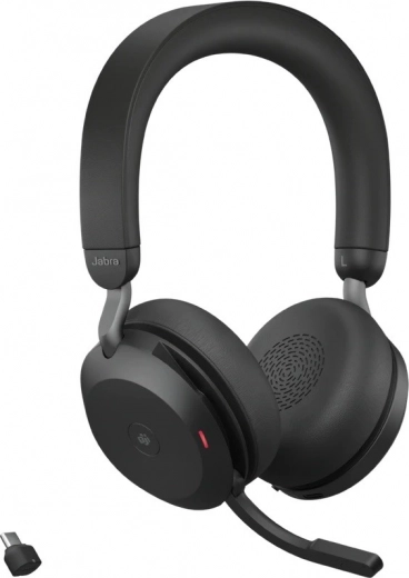 Jabra Evolve2 75 belaidės ausinės su įkrovimo stovu
