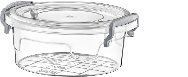 Apvalus plastikinis maisto indelis Multi Box 0,3 l