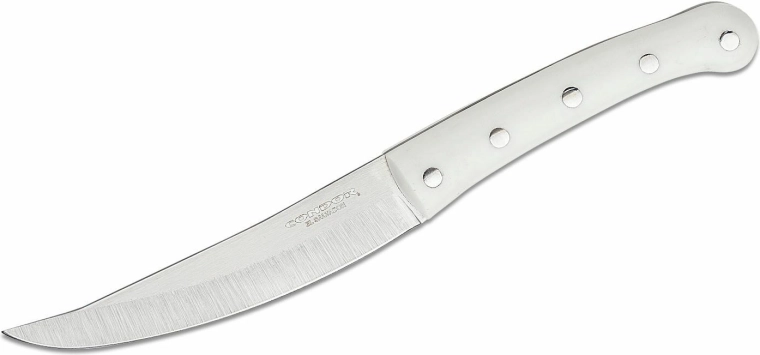 Condor Meatlove hunting knife 11.6 cm white Micarta with leather sheath
