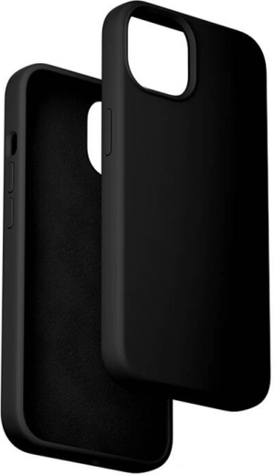 Vention silicone case for iPhone 15 Plus with MagSafe (black)