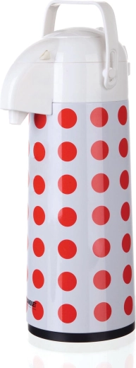 Termosas su pompa CULINARIA Puntukai 1,9 l, nerūdijantis plienas
