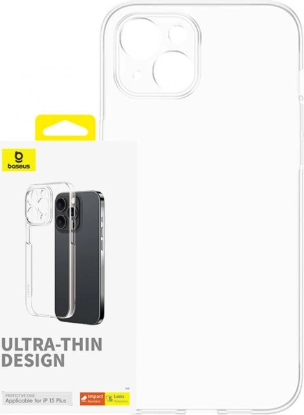 Transparent Phone Case Baseus OS-Lucent Series for iPhone 15 Plus