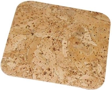 Kvadratiniai kamštiniai padėkliukai 10 cm (6 vnt.)