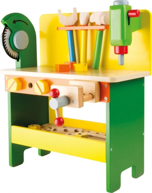 Wooden workbench Small Foot Christian for children